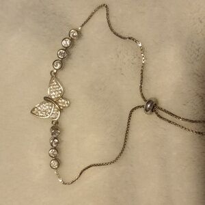 JTV Cubic Zirconia Butterfly Bracelet